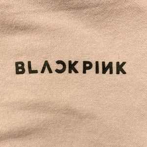 BlackPink Cropped pink sweatshirt
